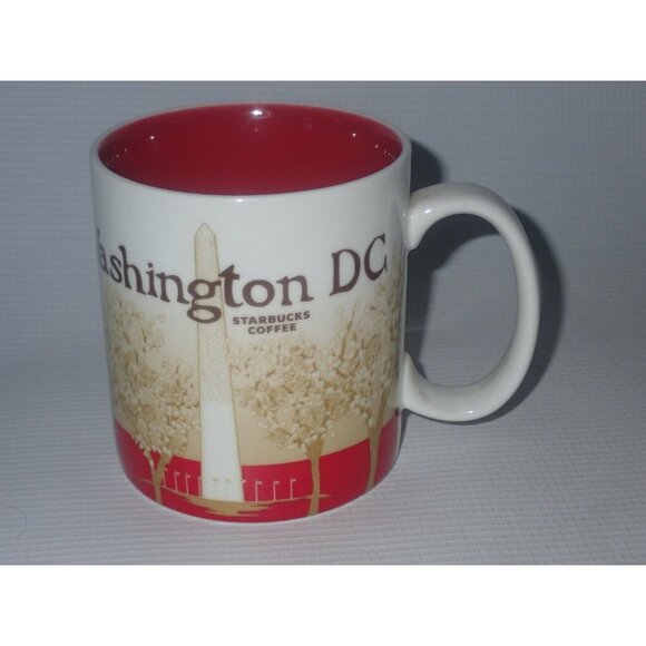 Starbucks Washington DC Coffee Mug 16oz‎ Global Icon City Collectors Series 2009 - Picture 1 of 6